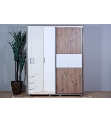 REA klizni garderober sa ogledalom 2 dekora